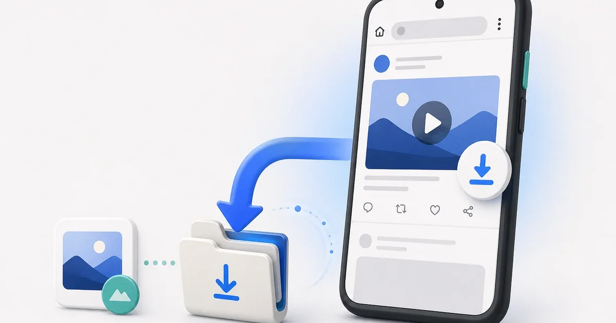 AndroidのChromeでX動画を保存しダウンロードフォルダで確認する手順